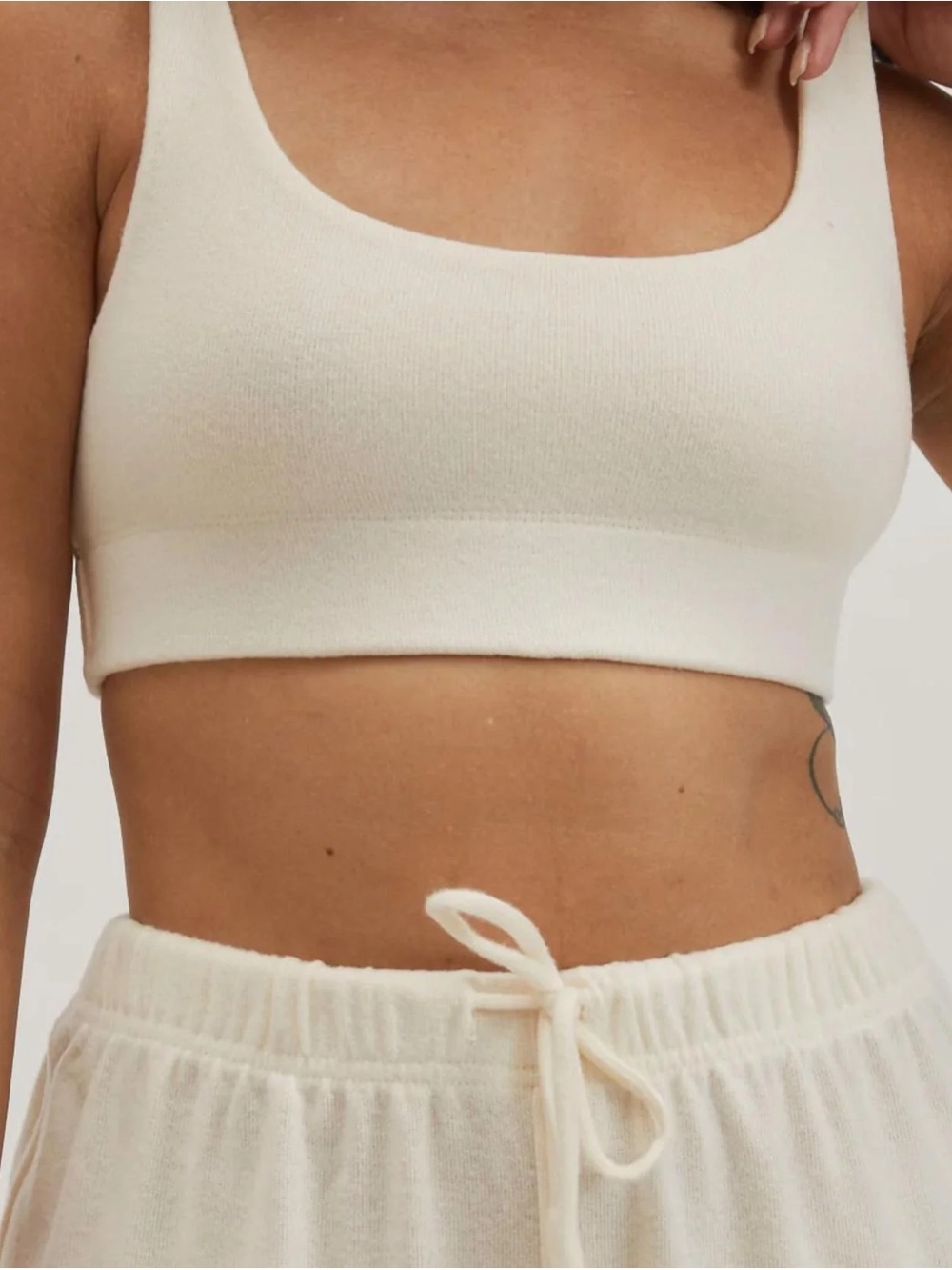 DONNI. Sweater Bra Top
